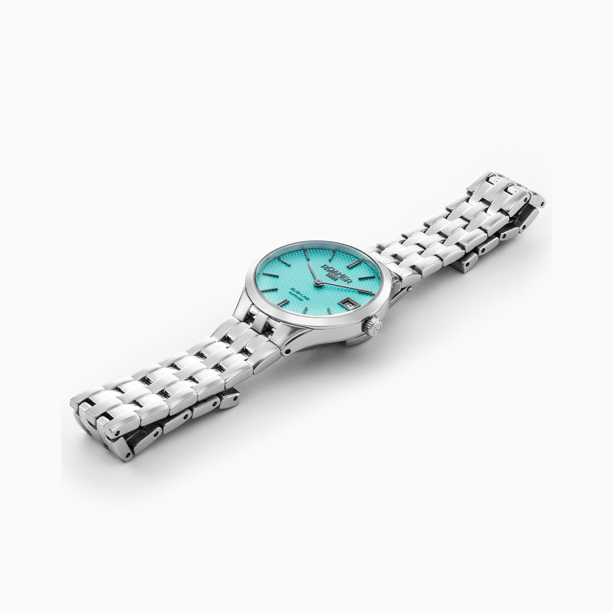 Roamer Slim-Line Ladies Sky Blue Watch, alternate view