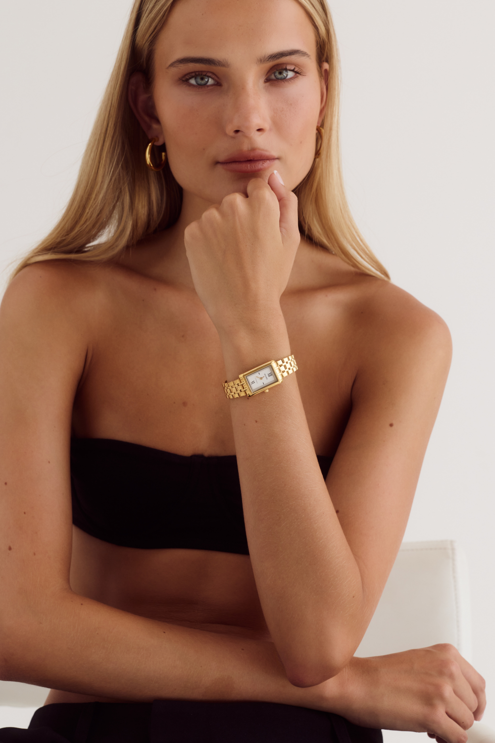 Cendré Kelly White Dial 18K Gold Women's Watch — view 3