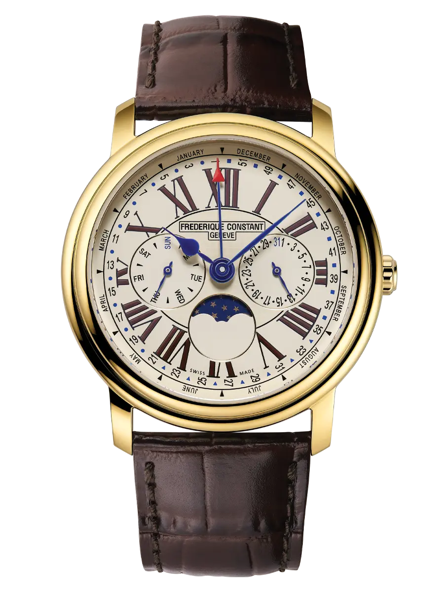 Frederique Constant Classics Business Timer in Gold FC-270EM4P5