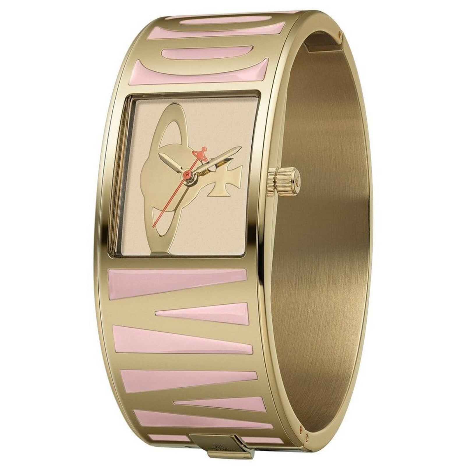 Vivienne Westwood Belvoir Pink Dial Bangle Women's Watch VV325LPKGD