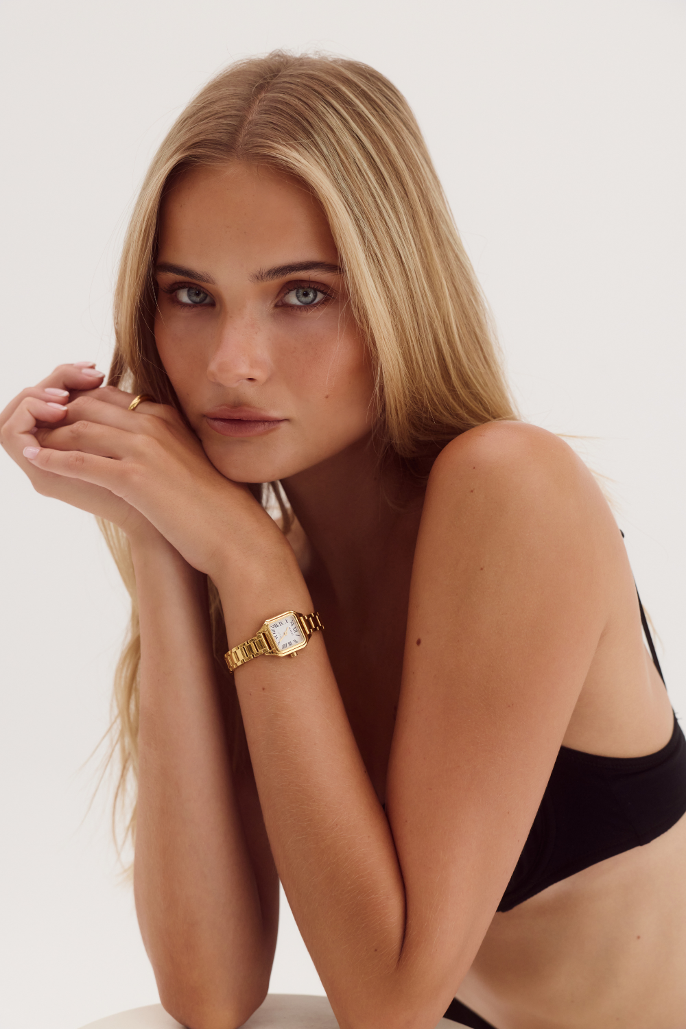 Cendré Hugo White Dial 18K Gold Women's Watch — view 6