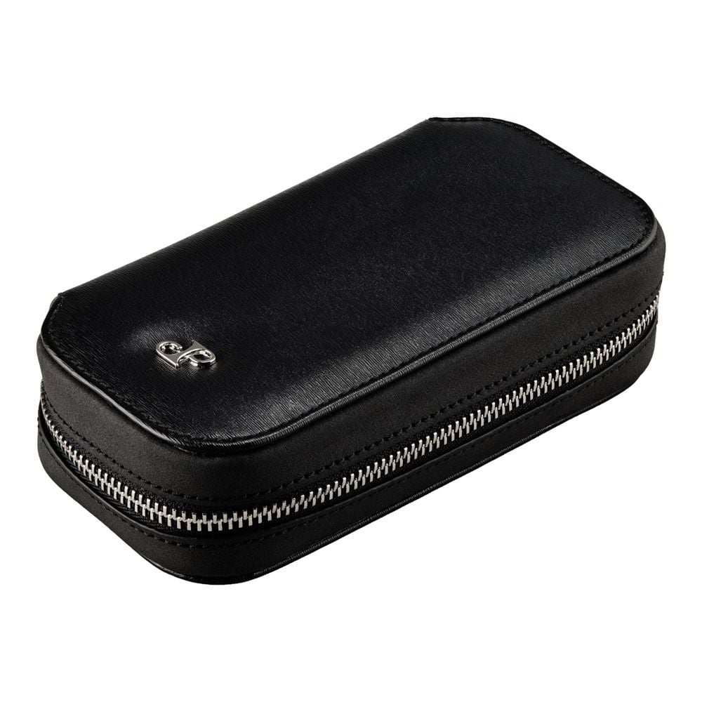 Wolf Philipp 2 Piece Watch Zip Case Black 190205