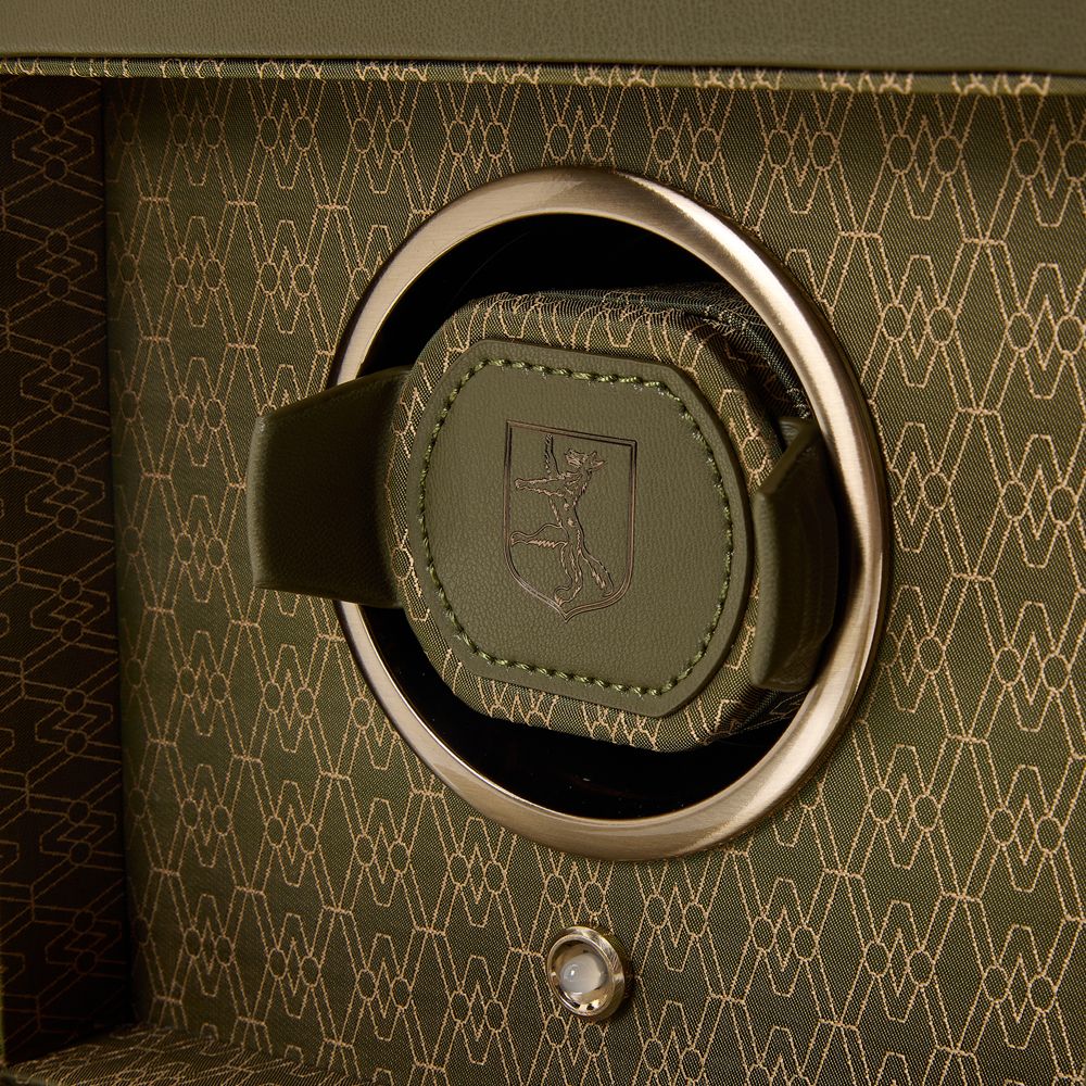 Wolf Earth Double Olive Watch Winder 190441