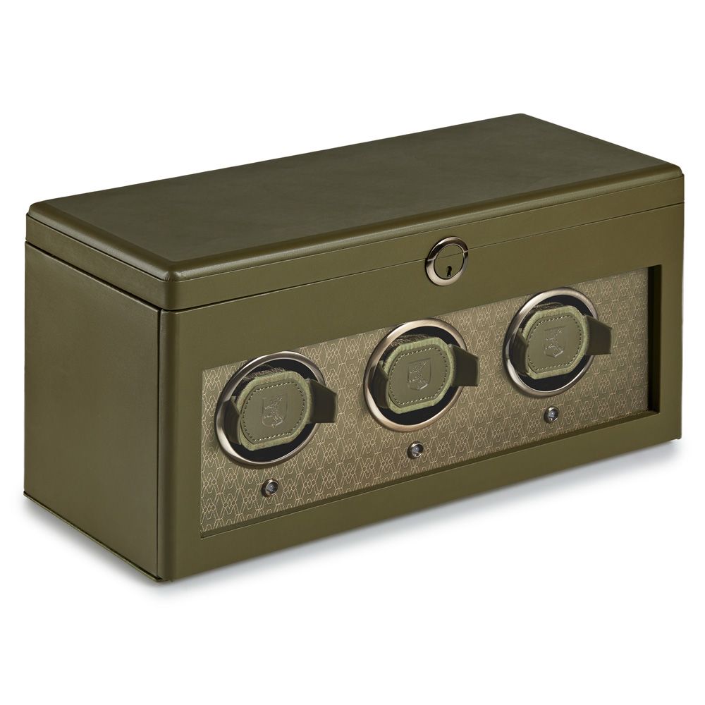 Wolf Earth Triple Watch Winder 190506