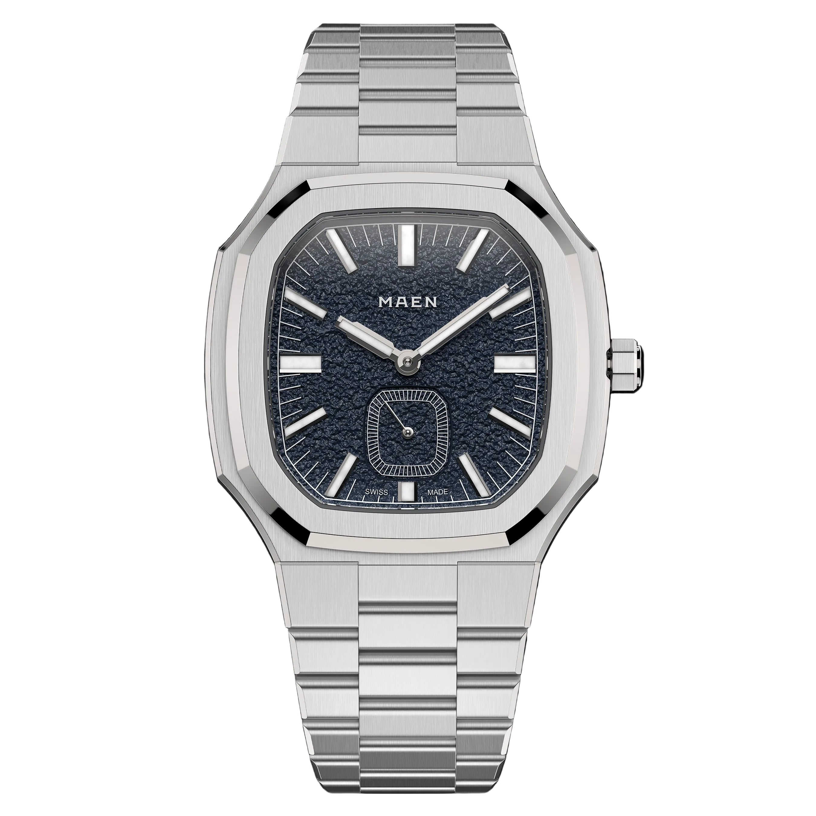 MAEN Manhattan 37 Ultra Thin Midnight Blue Manual Wind Movement Watch M2.2.1