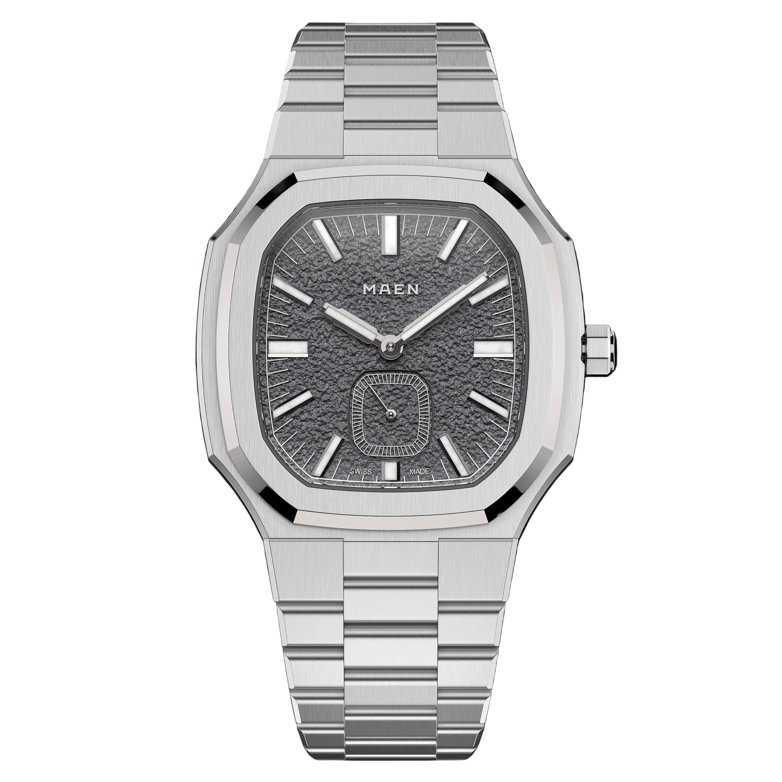 MAEN Manhattan 37 Ultra Thin Ghost Grey Manual Wind Movement Watch M2.2.4