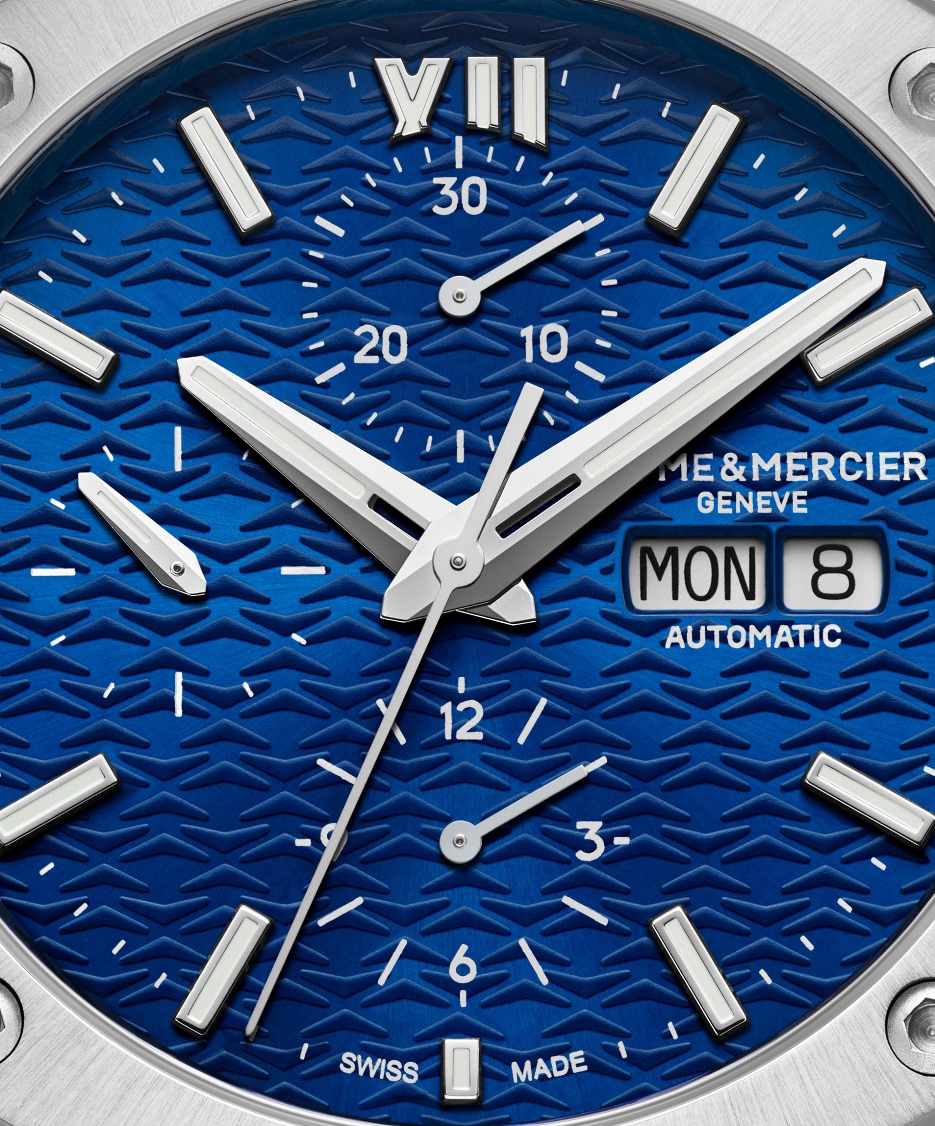 Baume & Mercier Riviera Automatic Watch Date Display - 42mm