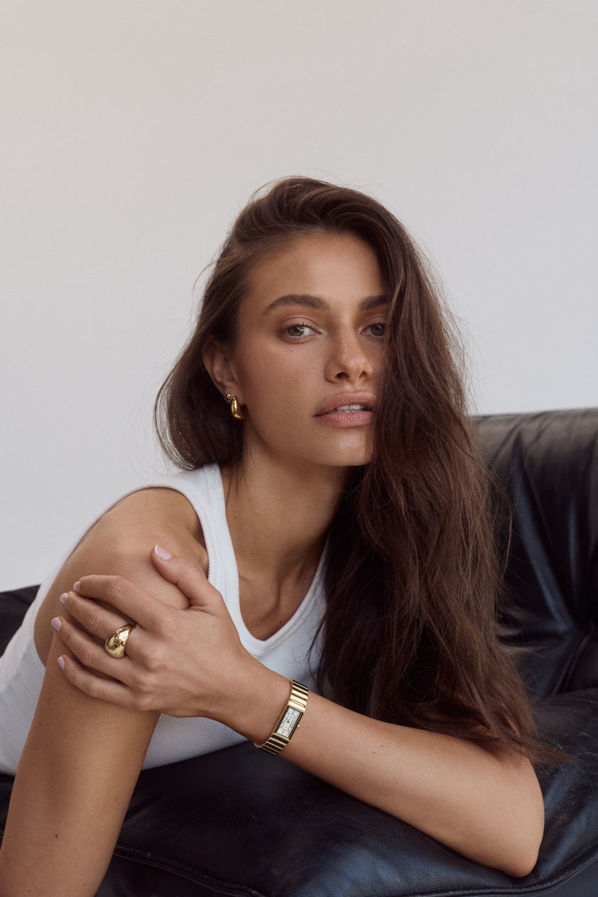 Cendré SoHo Gold Dial 14K Gold Women's Watch — view 7