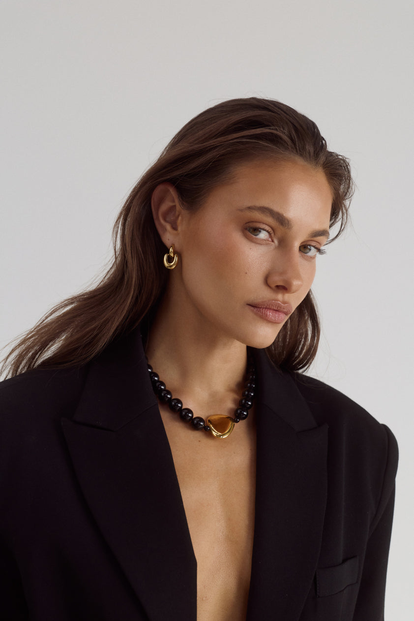 Cendré Gabrielle 18K Gold-Plated Women's Earrings — view 2
