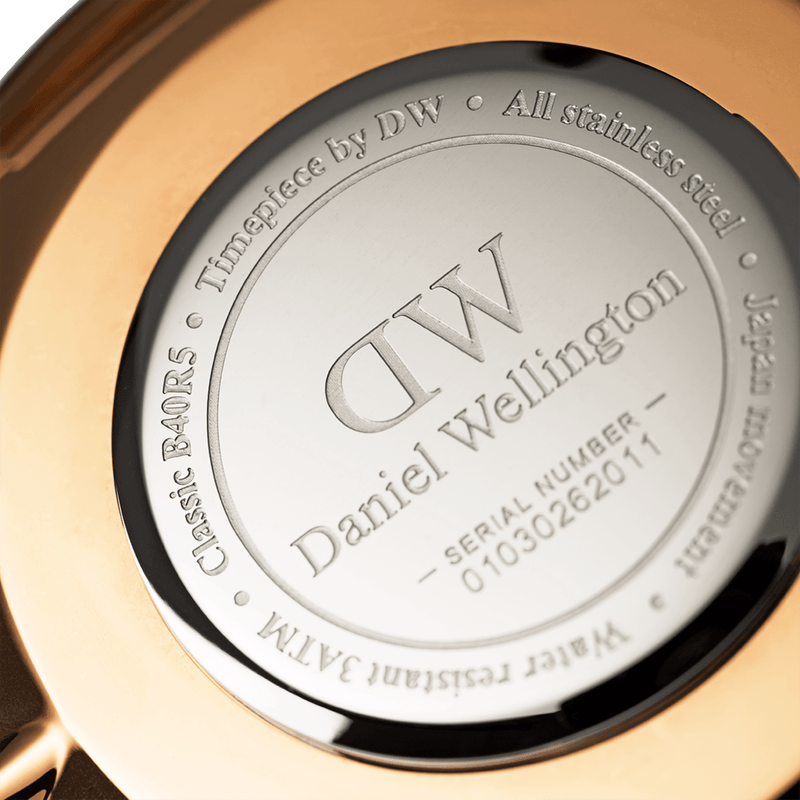 Daniel Wellington Classic Glasgow 40mm White Dial Watch DW00100004