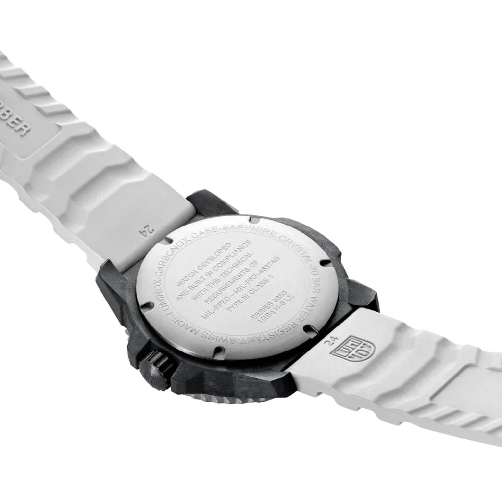 Luminox Mil-Spec Military Dive White Rubber Watch XL.3351.SET