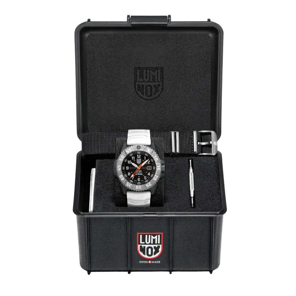 Luminox Mil-Spec Military Dive White Rubber Watch XL.3351.SET