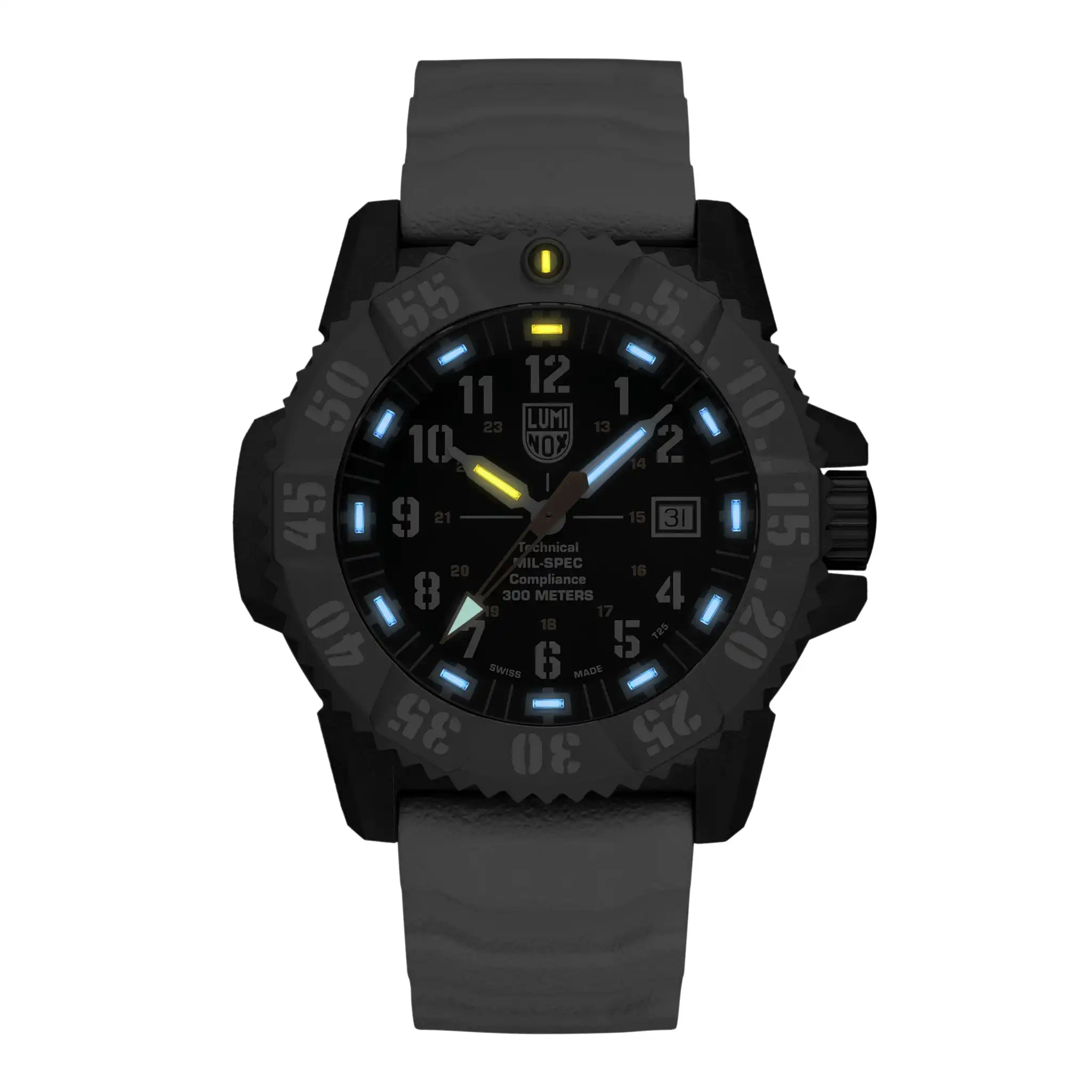 Luminox Mil-Spec Military Dive White Rubber Watch XL.3351.SET