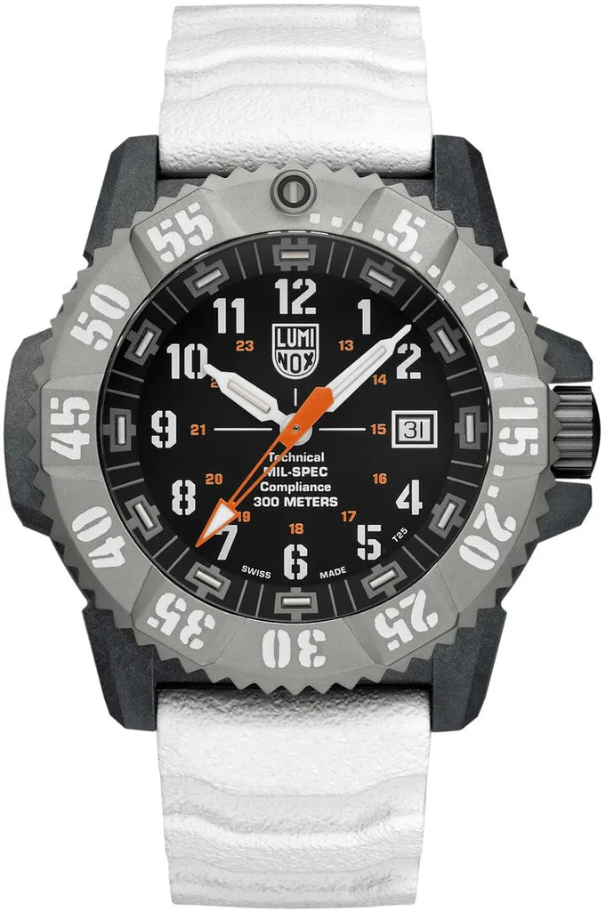 Luminox Mil-Spec Military Dive White Rubber Watch XL.3351.SET