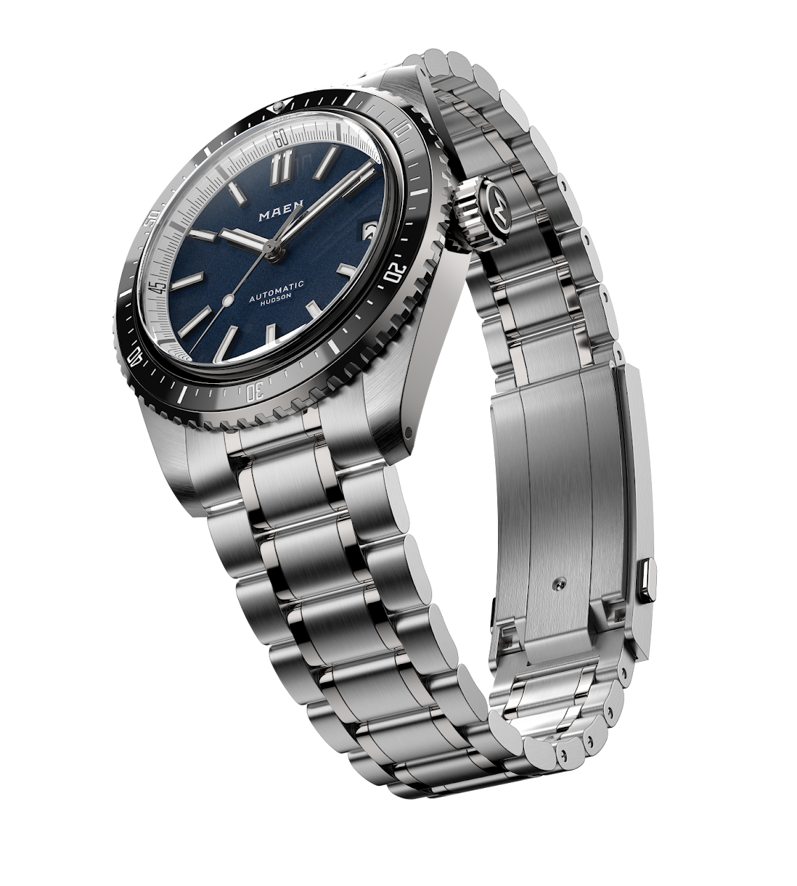 MAEN Hudson 38 MK5 Blue Dial Date Automatic Watch M1.1.6