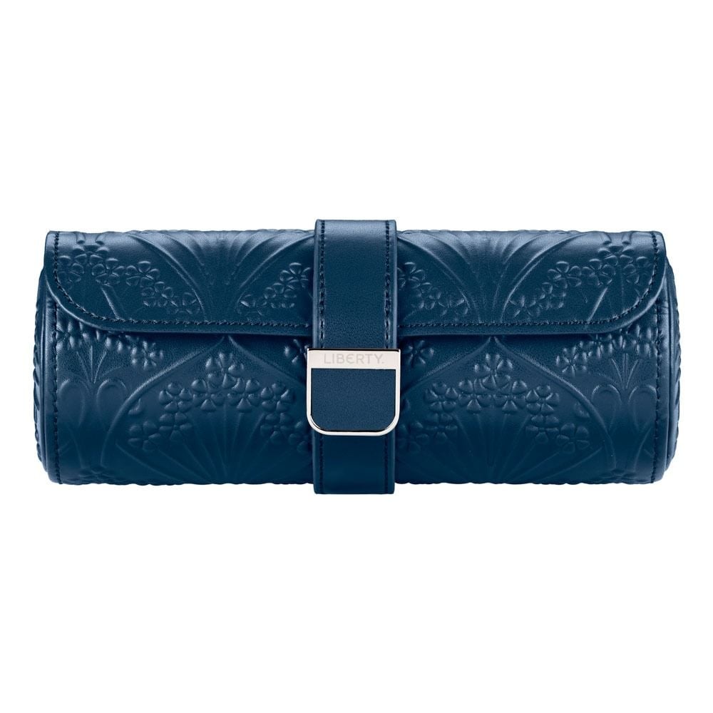 Wolf Liberty Triple Watch Roll Navy 381517