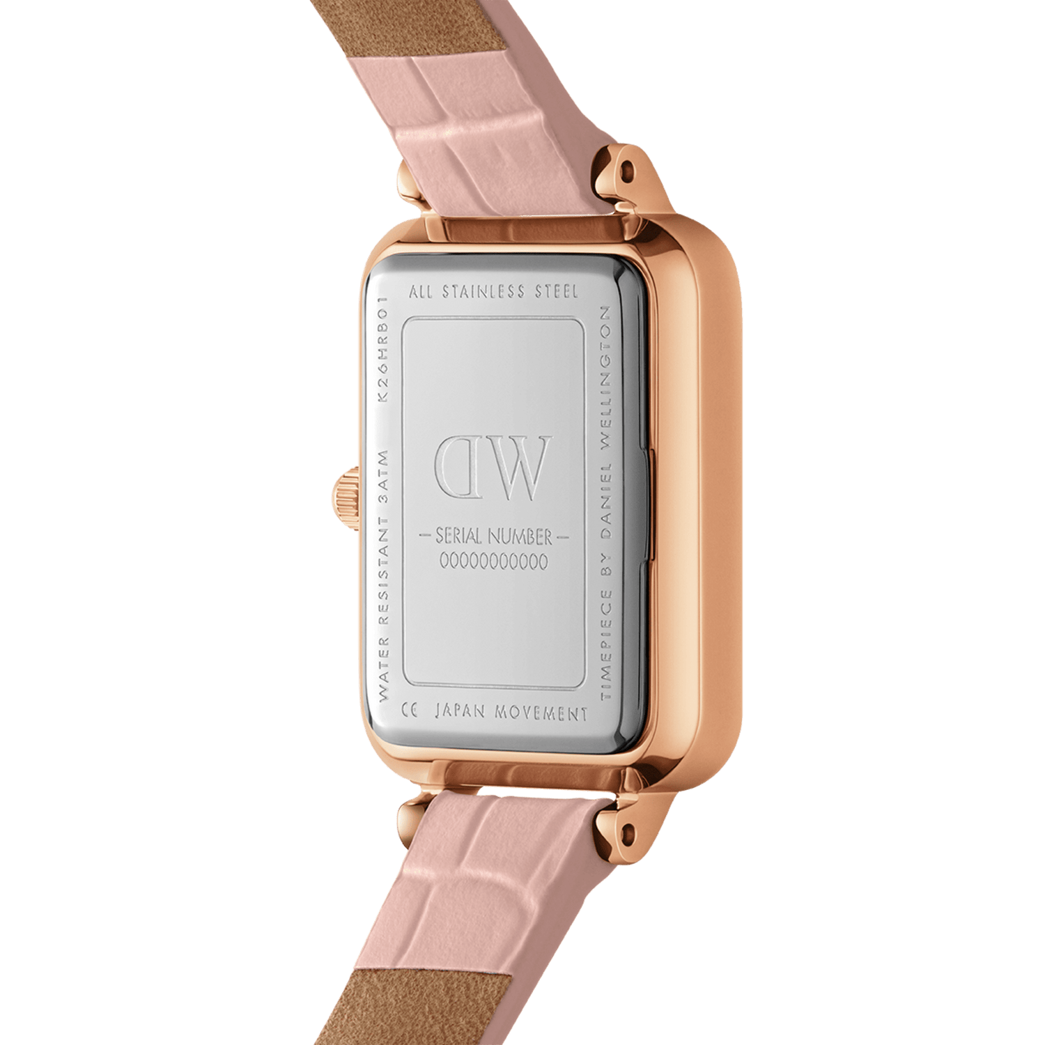 Daniel Wellington Quadro Pressed Rouge 26mm Watch DW00100508