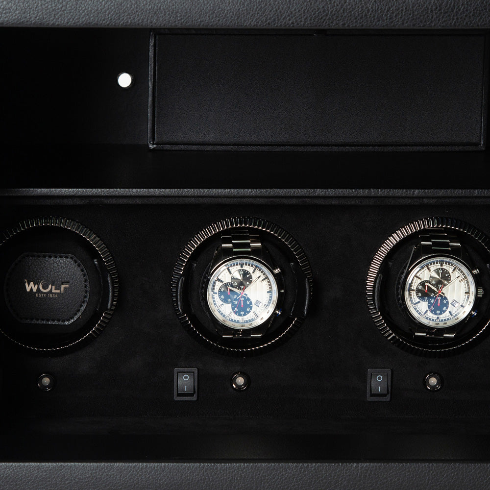 Wolf The Den 4 Piece Watch Winder Safe 430402