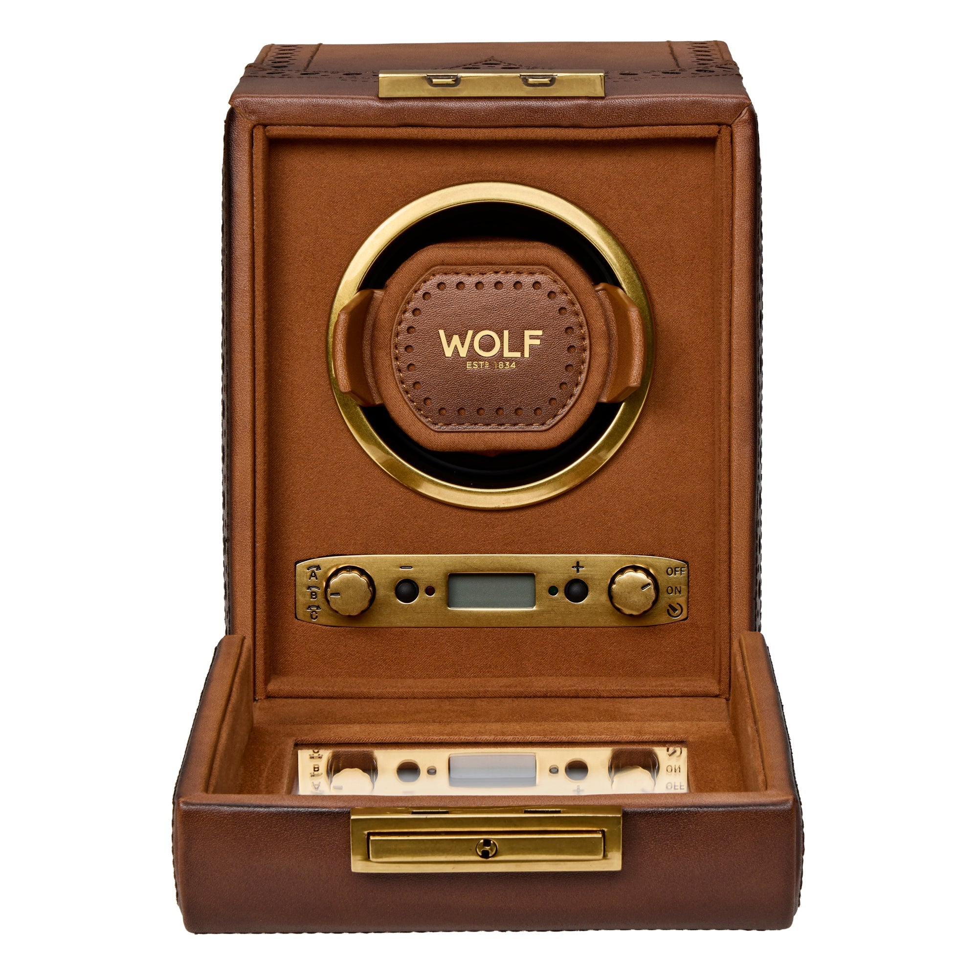 WOLF Brogue Single Watch Winder