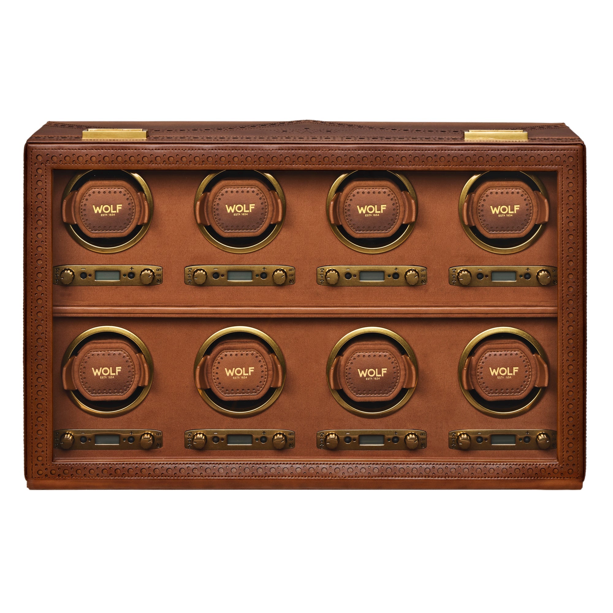 WOLF Brogue 8 Piece Watch Winder
