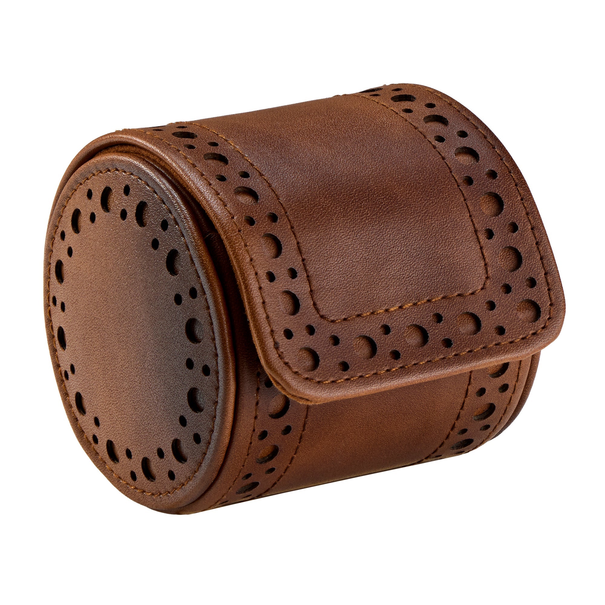 WOLF Brogue Single Watch Roll