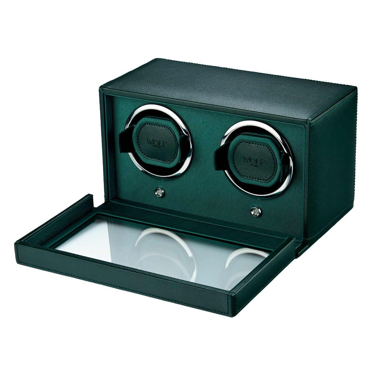 Wolf Cub Double Watch Winder With Cover
