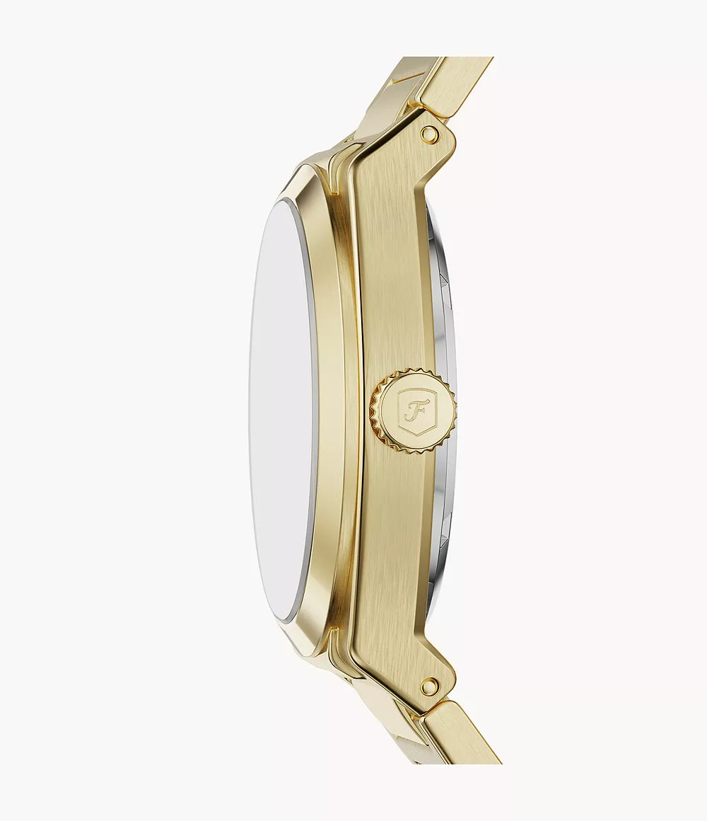 Fossil Everett Automatic Gold Stainless Steel Watch ME3276