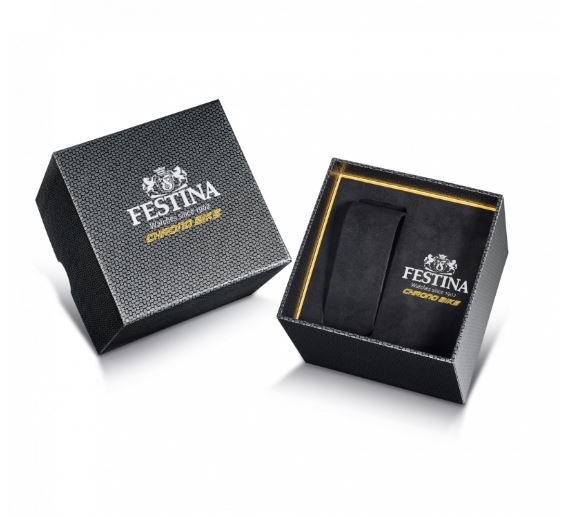 Festina Chrono Bike Yellow Rubber Strap Watch f20725/1