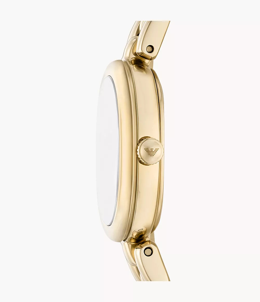 Emporio Armani Two Hand Gold Stainless Steel Watch AR11721