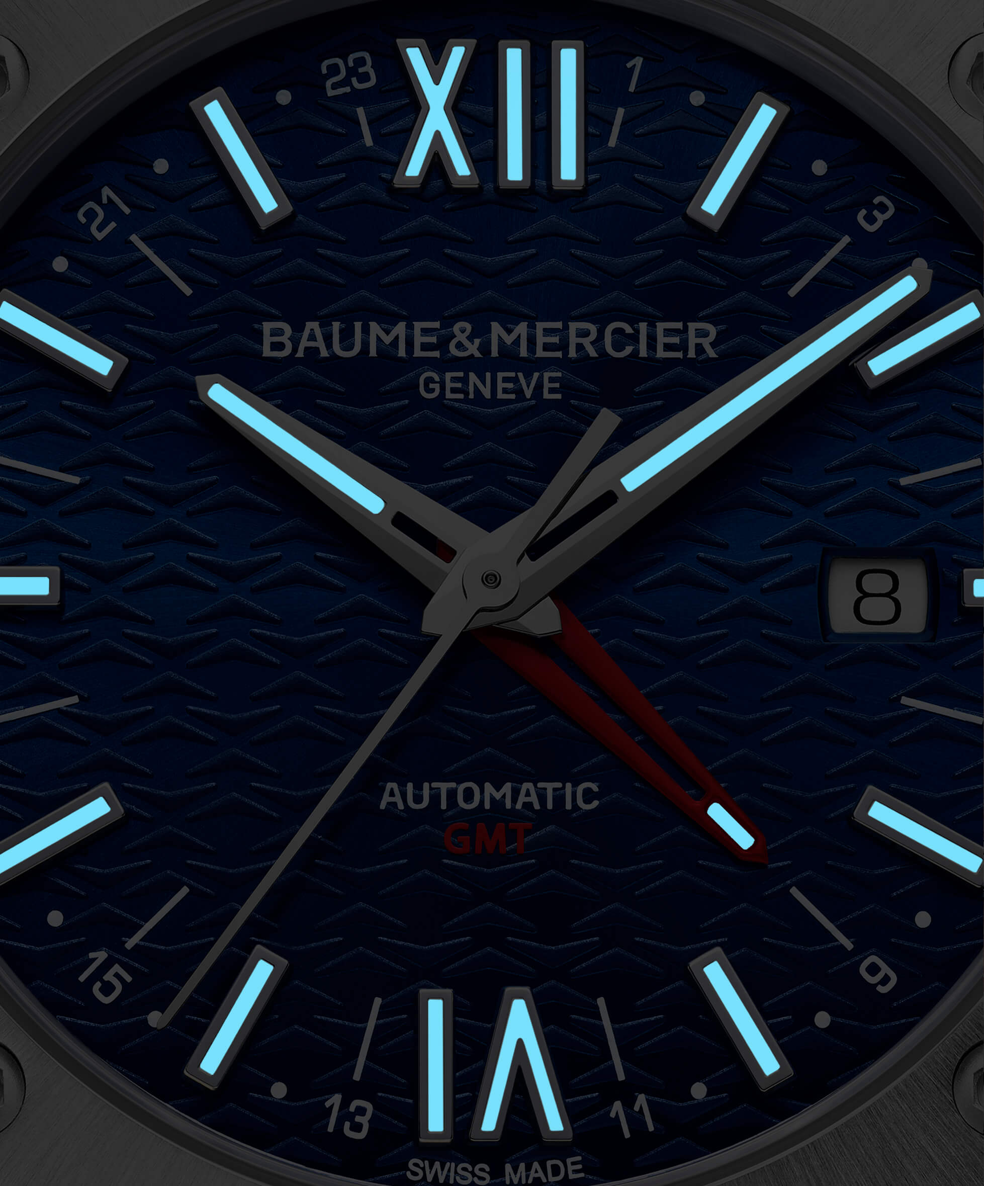 Baume & Mercier Riviera Automatic Watch Date Display - 42mm
