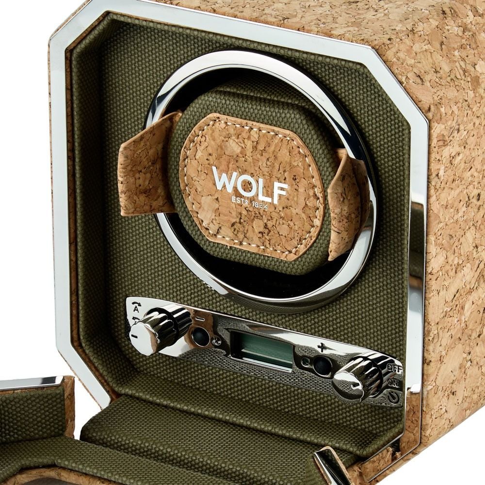 Wolf Cortica Single Watch Winder II Khaki 668162