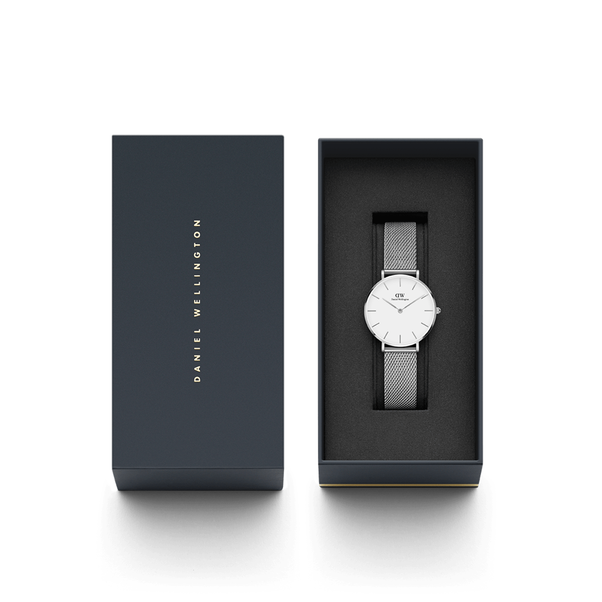 Daniel Wellington Petite 36mm Sterling White Dial Watch DW00100306