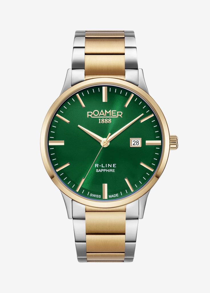 Roamer R-Line Classic Two-Tone Green Watch