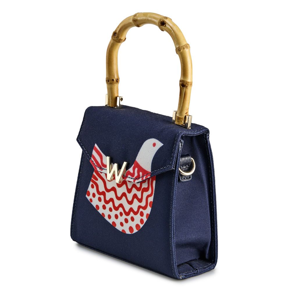 Wolf Evie Small Bag Navy Bird