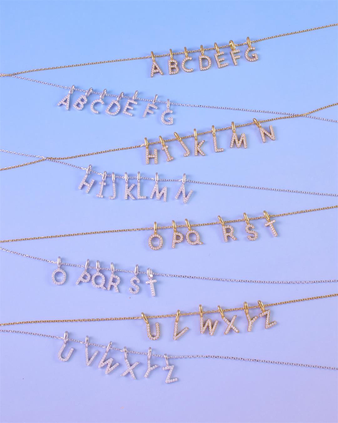 Ania Haie Silver Letter I Initial Necklace