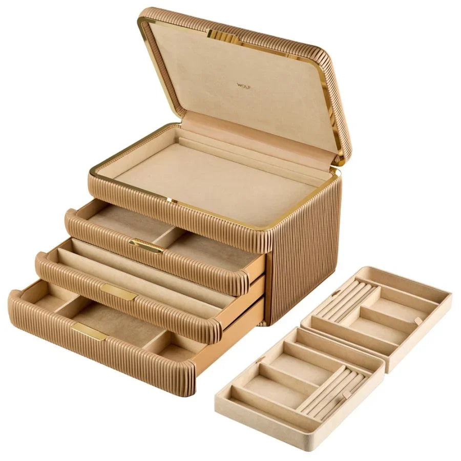 Wolf Bella Armoire Jewellery Box Mocha 789929 front packshot