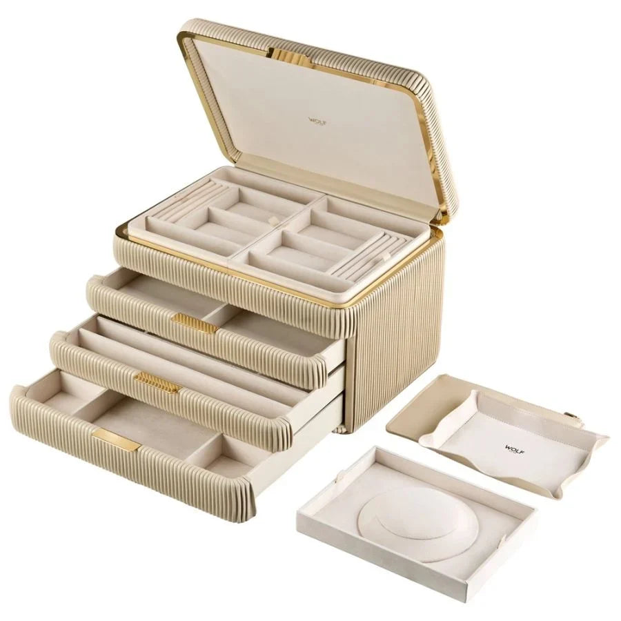 Wolf Bella Armoire Jewellery Box Bone 789953 front packshot