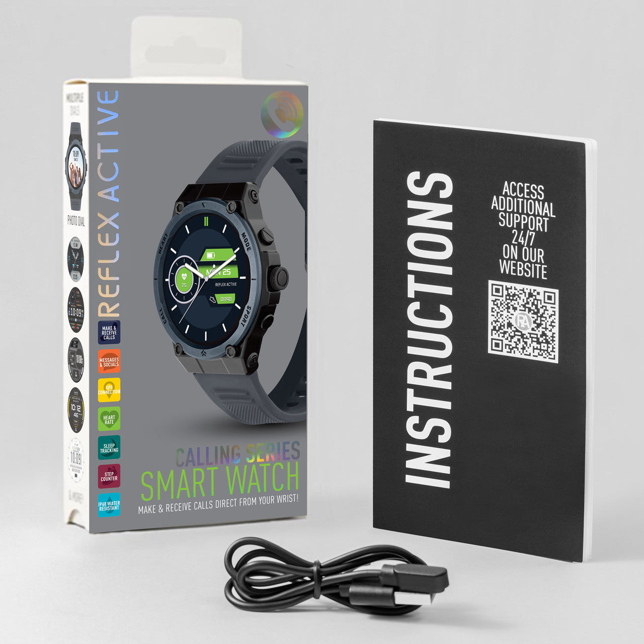 Reflex Active SERIES 39 Blue Sports Smart Watch RA39-2206