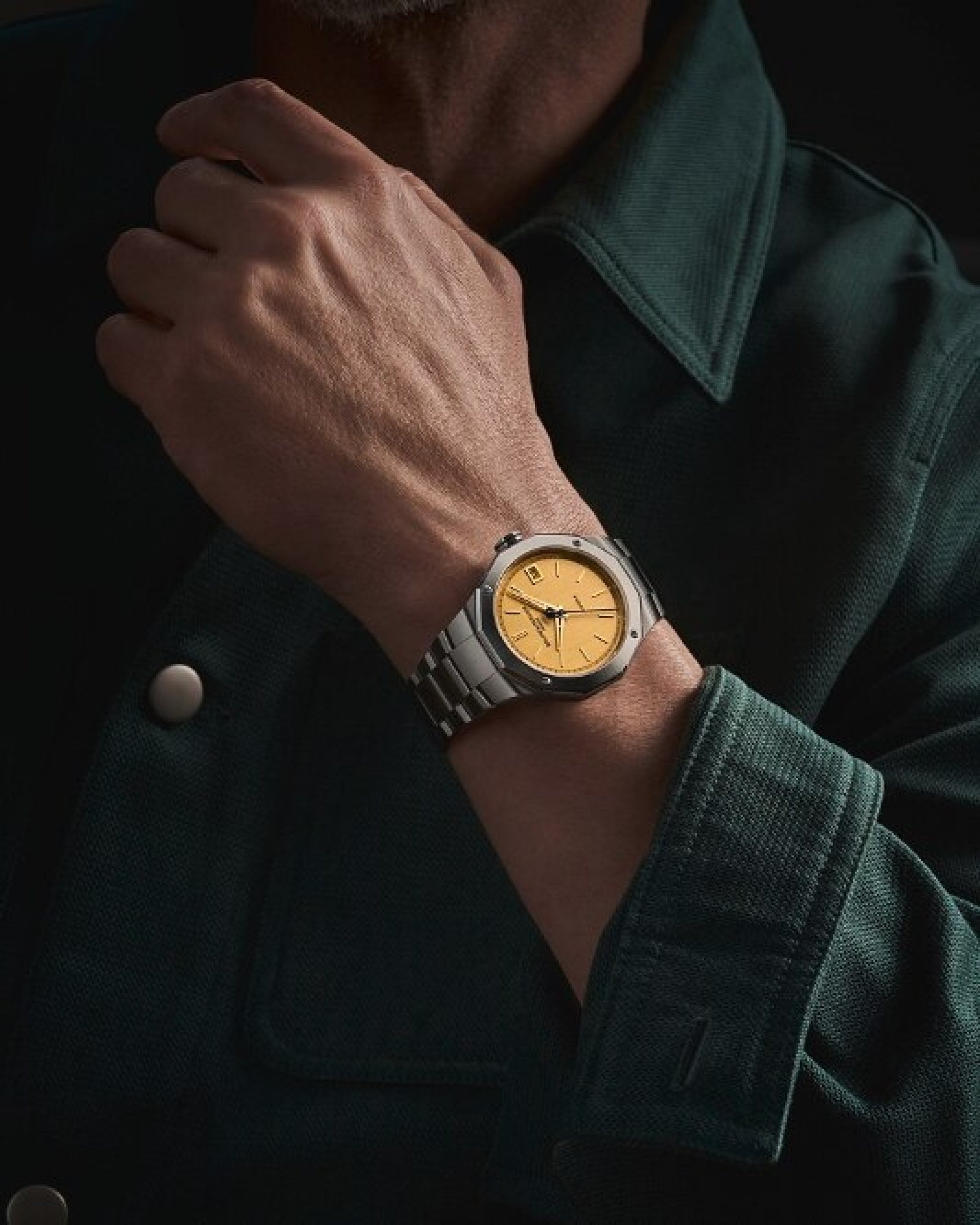 Baume & Mercier Riviera Automatic 39mm Gold Dial Watch M0A10822