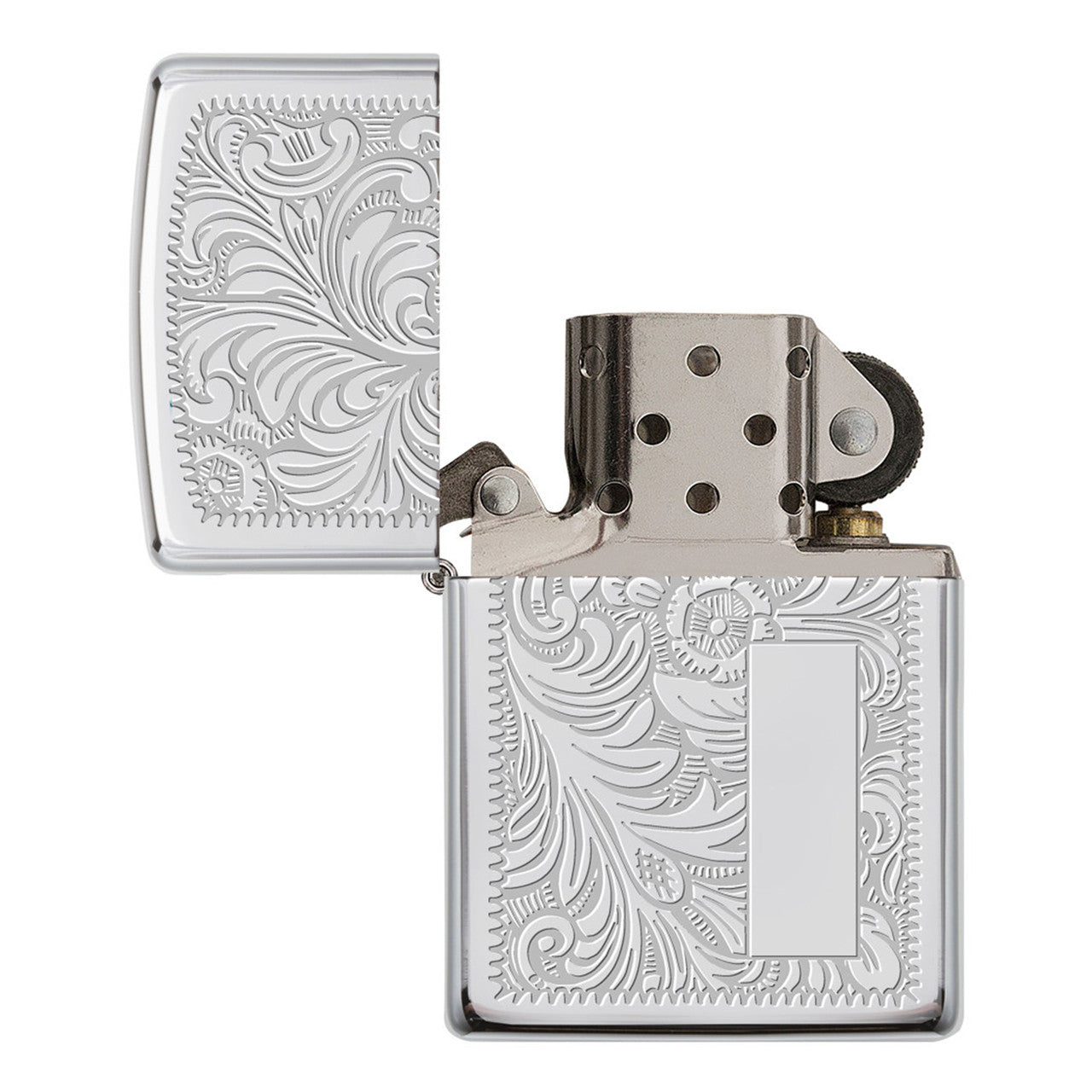 Zippo 352 High Polish Chrome Venetian Lighter 90352