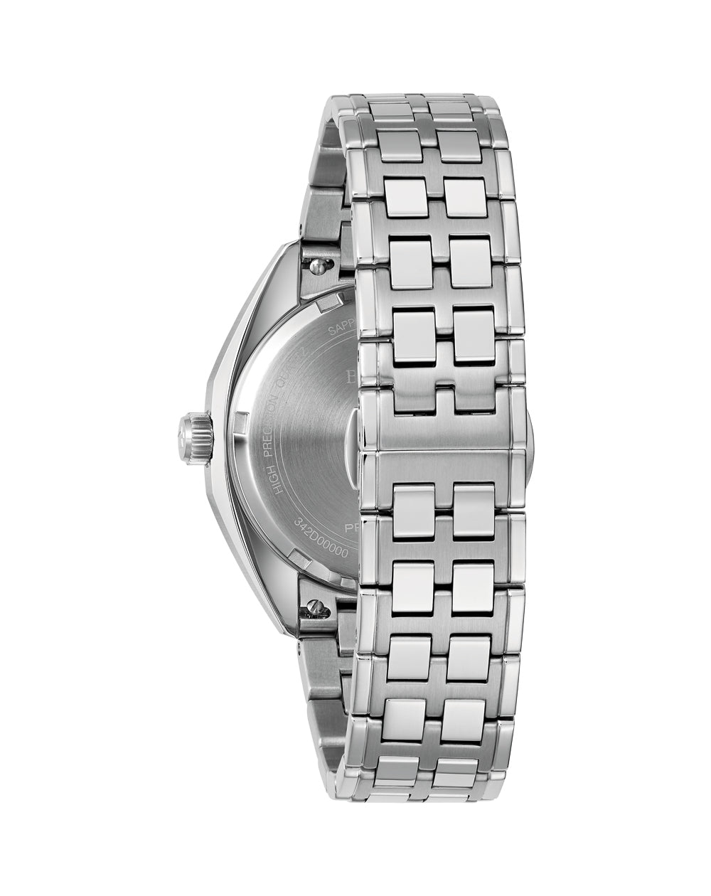 Bulova Classic Jet Star Stainless Steel Red Dial Watch 96B401