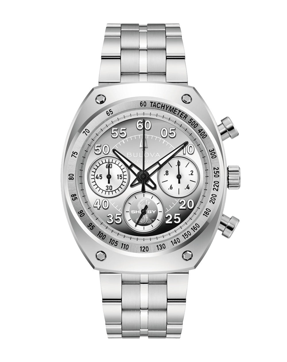 Bulova Shelby Racer Chronograph 96K118 front packshot