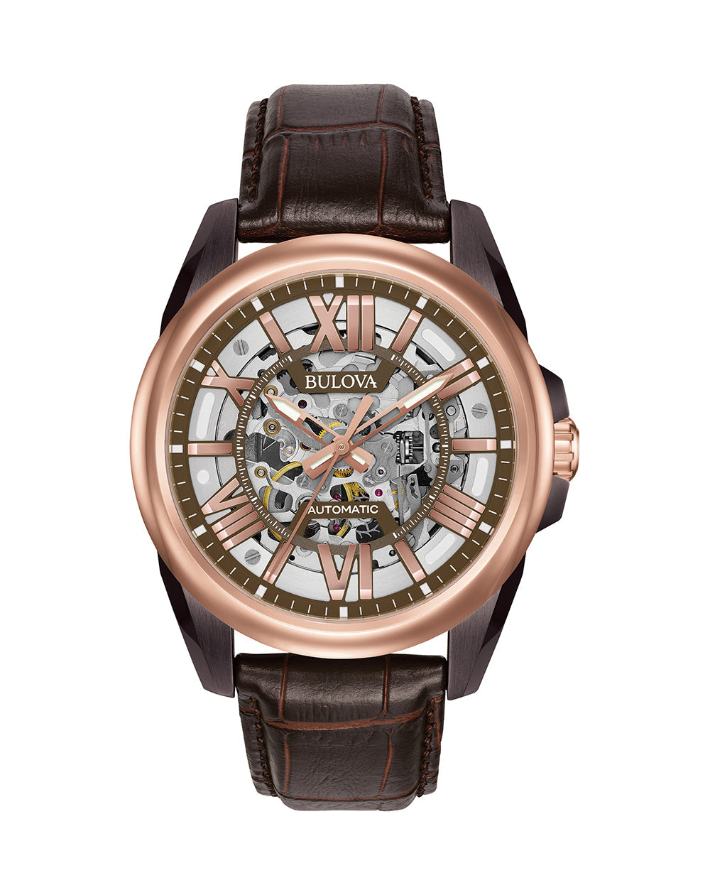 Bulova rose gold watch best sale