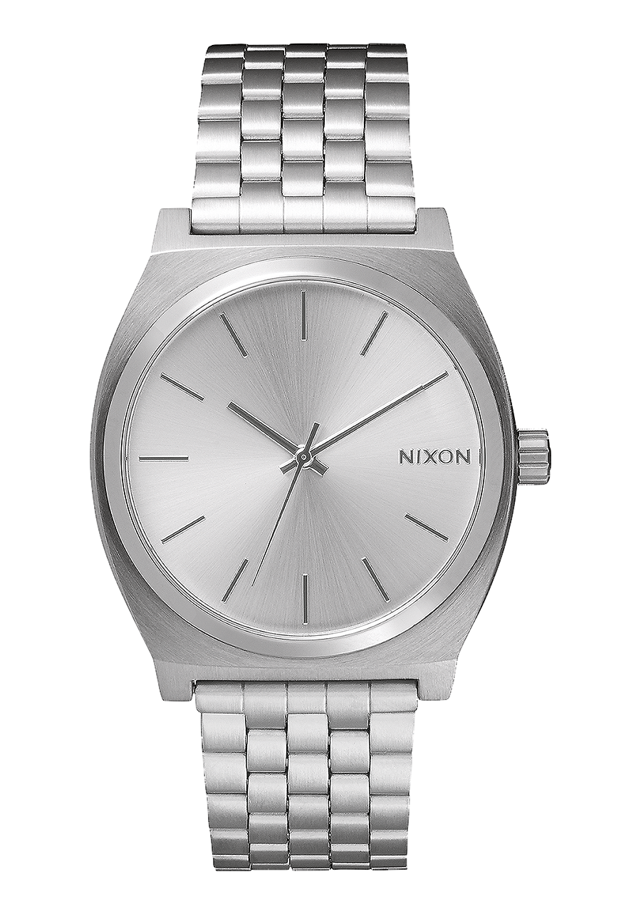 Nixon Time Teller Stainless Steel Silver Dial Mens Watch A045-1920-00