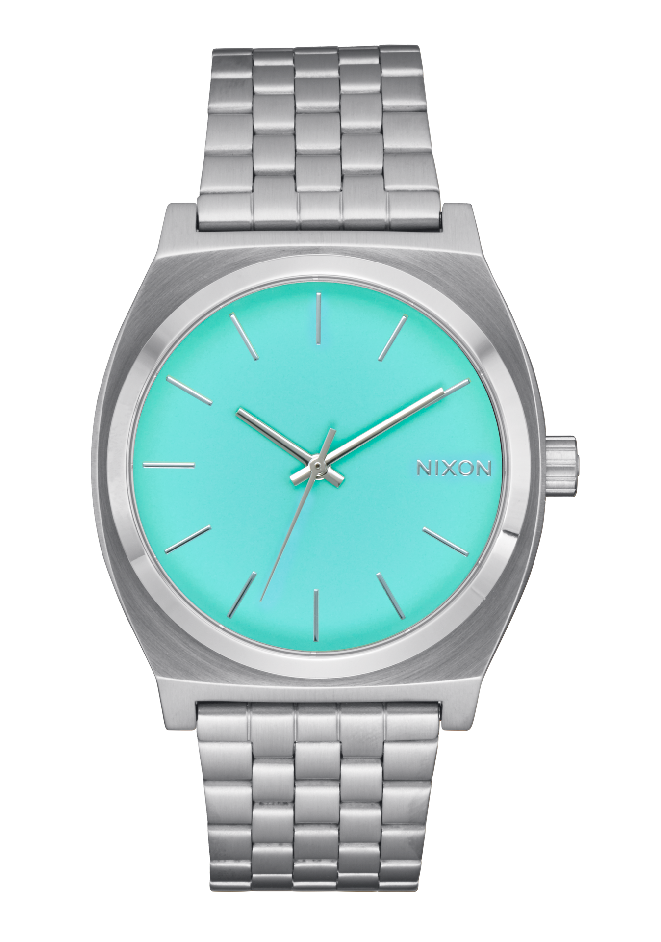 Nixon Time Teller Silver / Turquoise Watch A045-2084-00