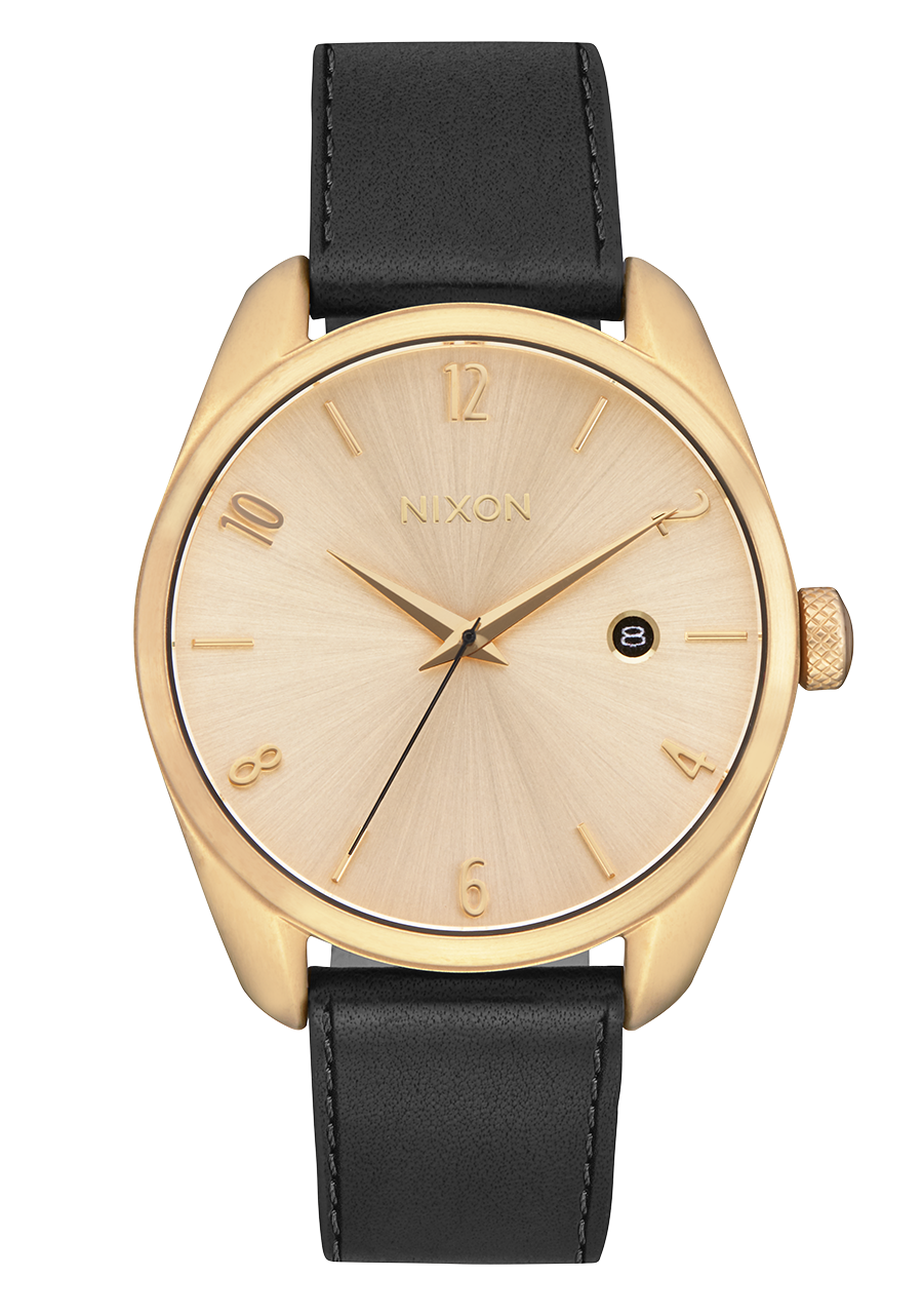 Nixon Thalia Leather Gold Dial Womens Watch A1343-2498-00 - Main Image