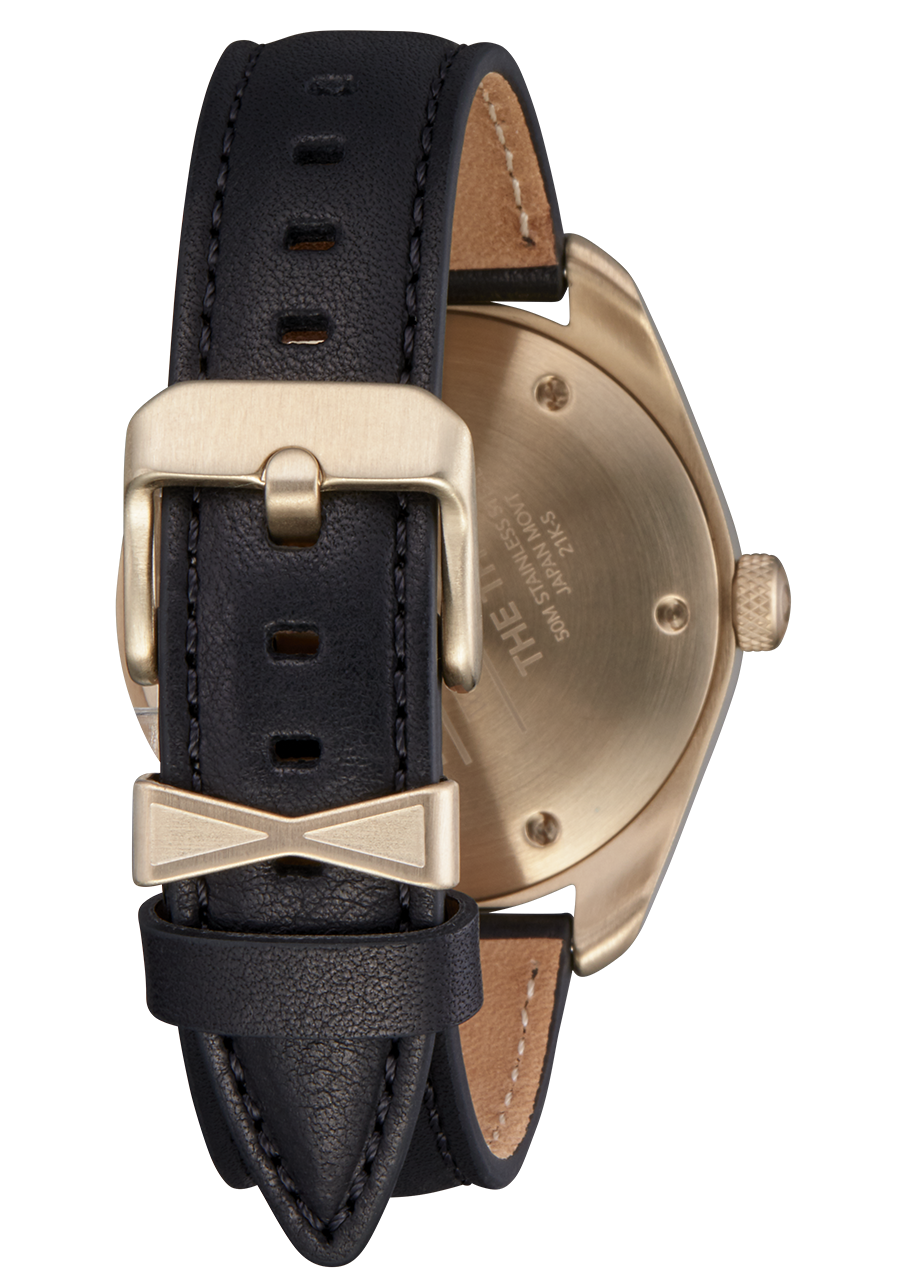 Nixon Thalia Leather Gold Dial Womens Watch A1343-2498-00