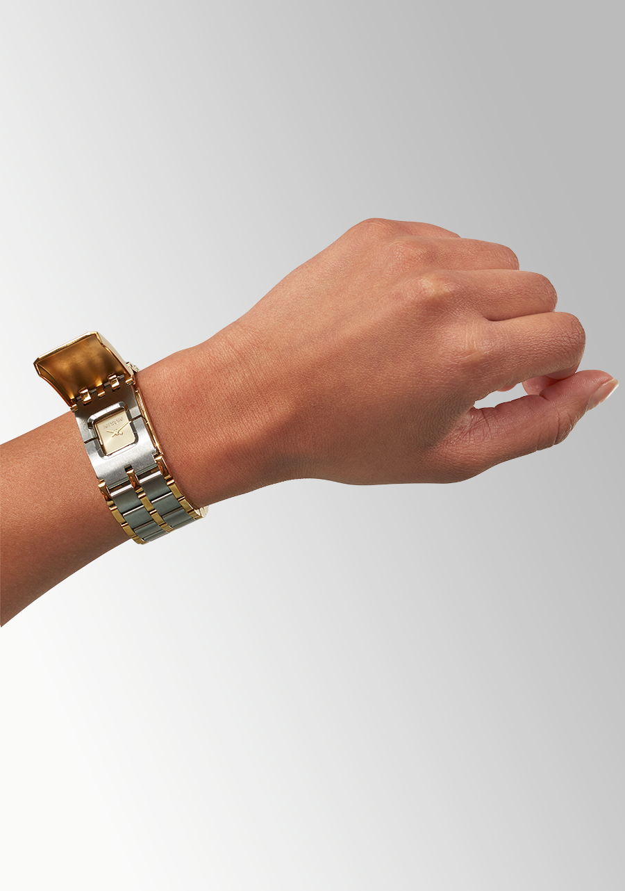 Nixon Confidante Stainless Steel Gold Dial Womens Watch A1362-1921-00