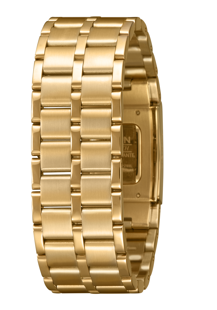 Nixon Confidante Stainless Steel Gold Dial Womens Watch A1362-502-00