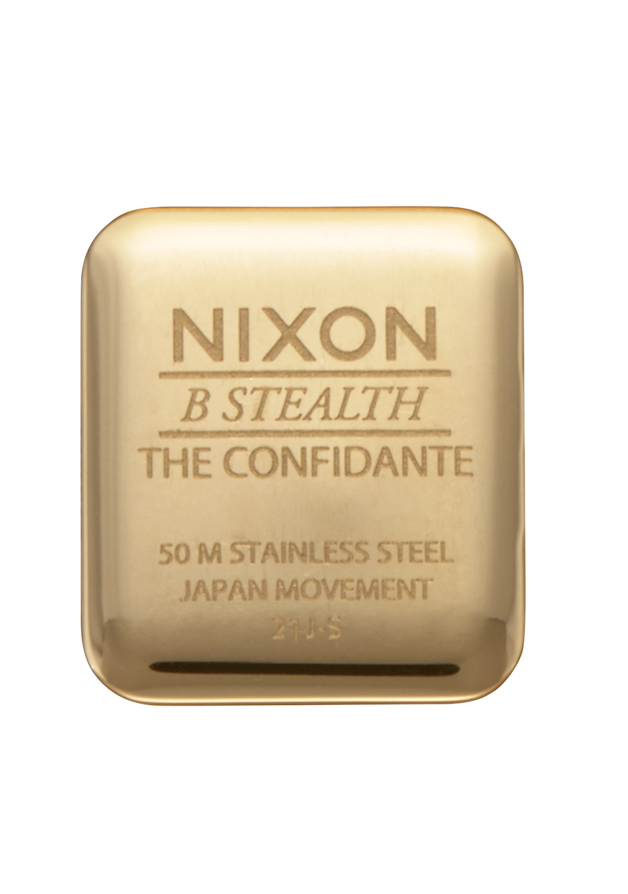 Nixon Confidante Stainless Steel Gold Dial Womens Watch A1362-502-00